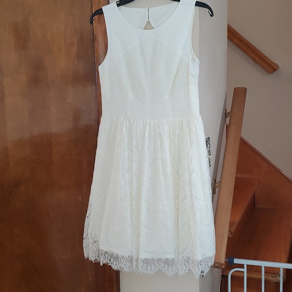 Jessica Simpson fit and flare lace dress